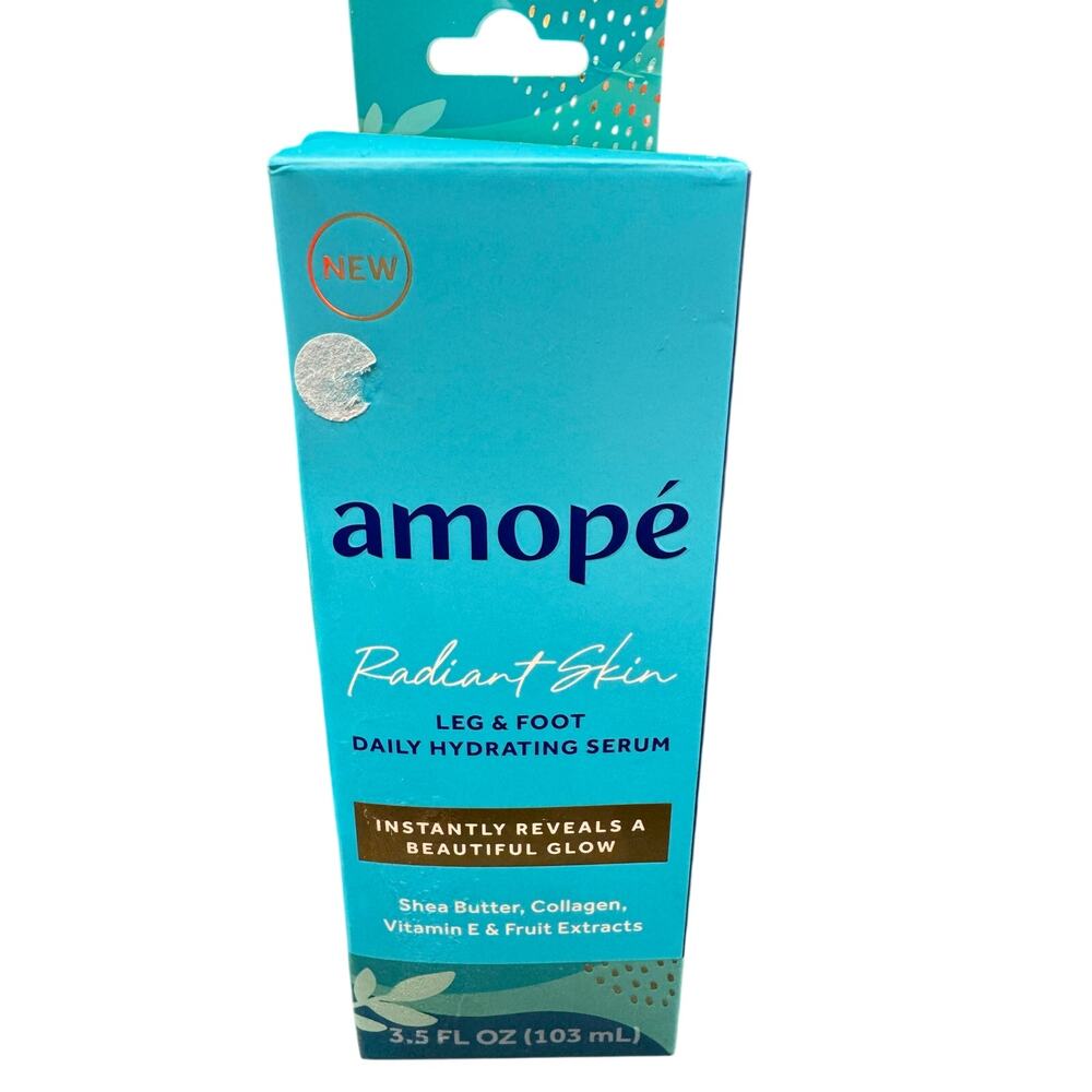 Amope Radiant Glowing Skin Leg & Foot Daily Hydrating Serum, 3.5 fl oz (103 mL)
